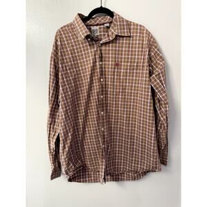Cinch XL Plaid Long-sleeve Button Down